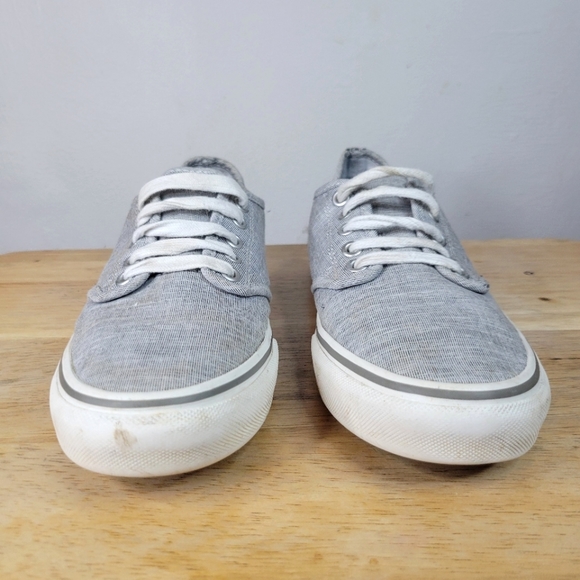 VANS Ortholite Sneakers, Heather Gray w/ Leather Accent, Womens Size : 9.5 - Picture 11 of 15